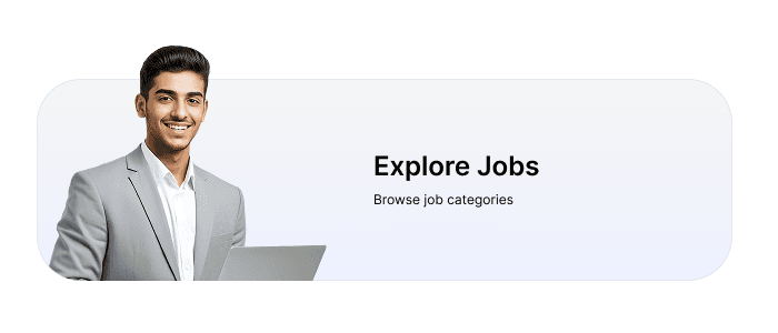Explore Jobs — browse job categories