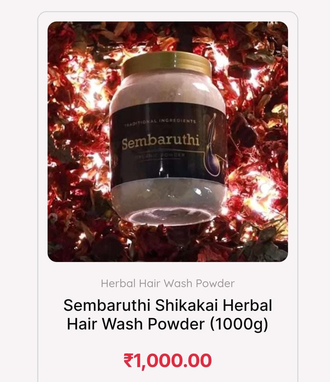 Sembaruthi Shikakai Tamilnadu