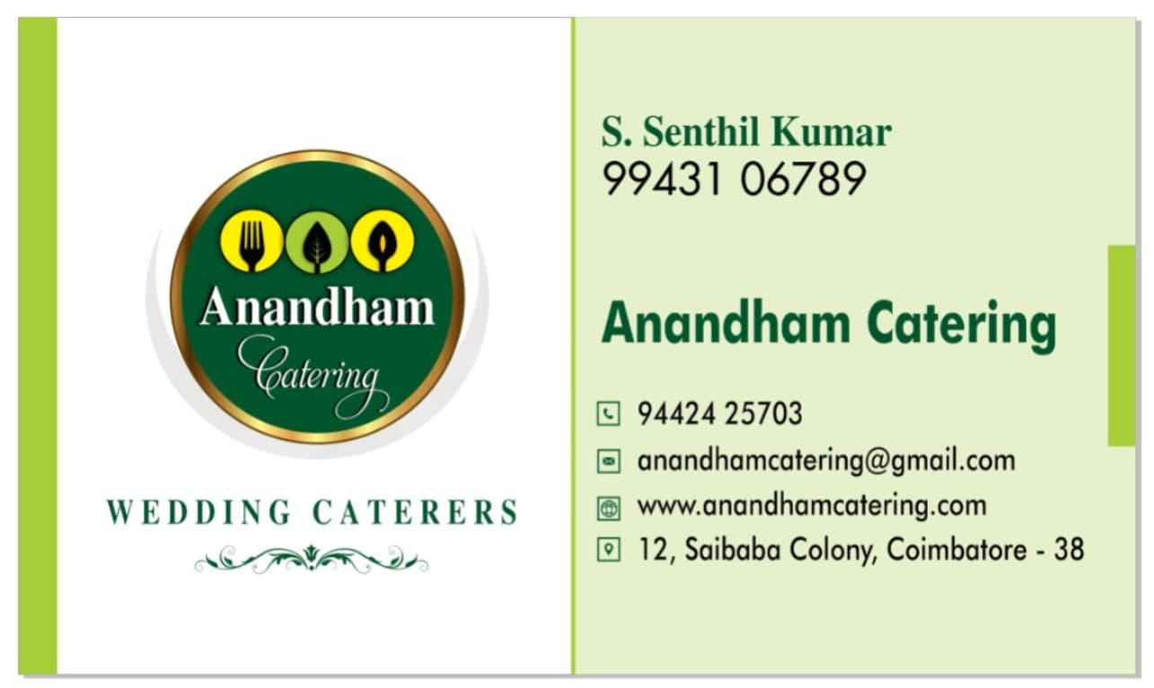 Anandham Catering Tamilnadu