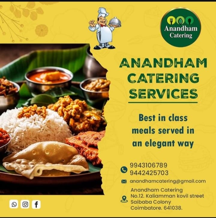Anandham Catering Tamilnadu