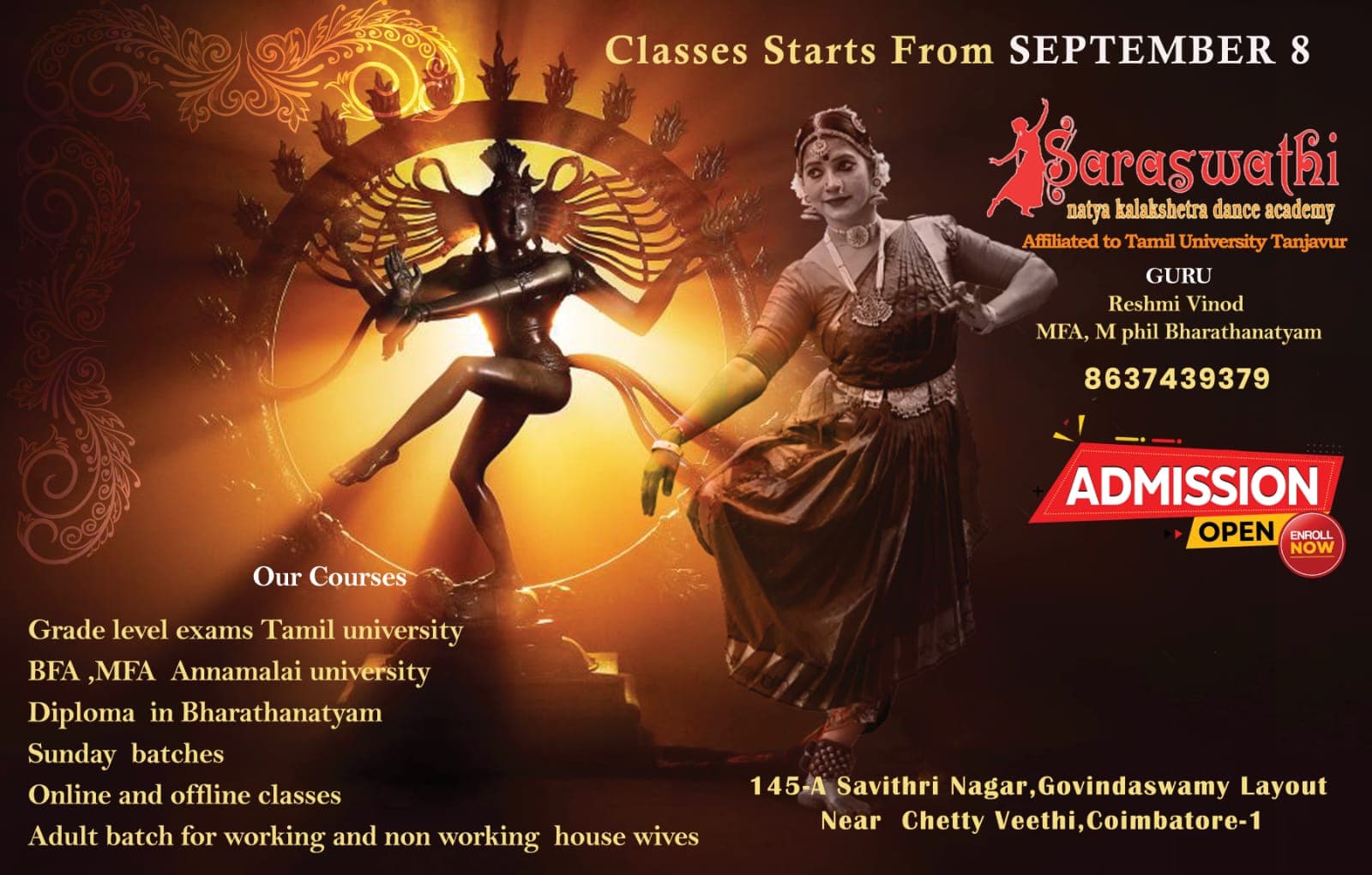 Saraswathi Natya Kalashetra Dance Academy 