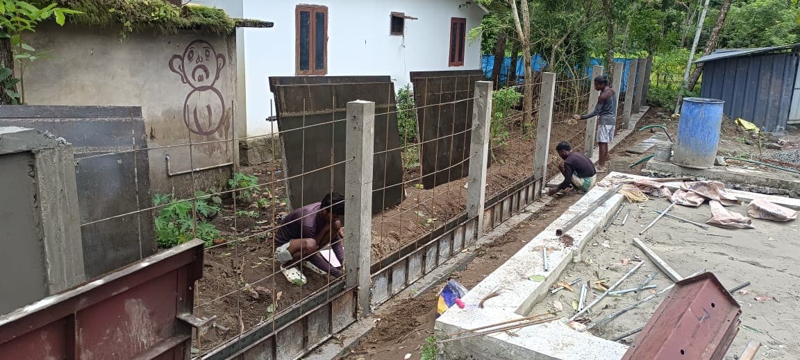 KK Concrete Compound Wall