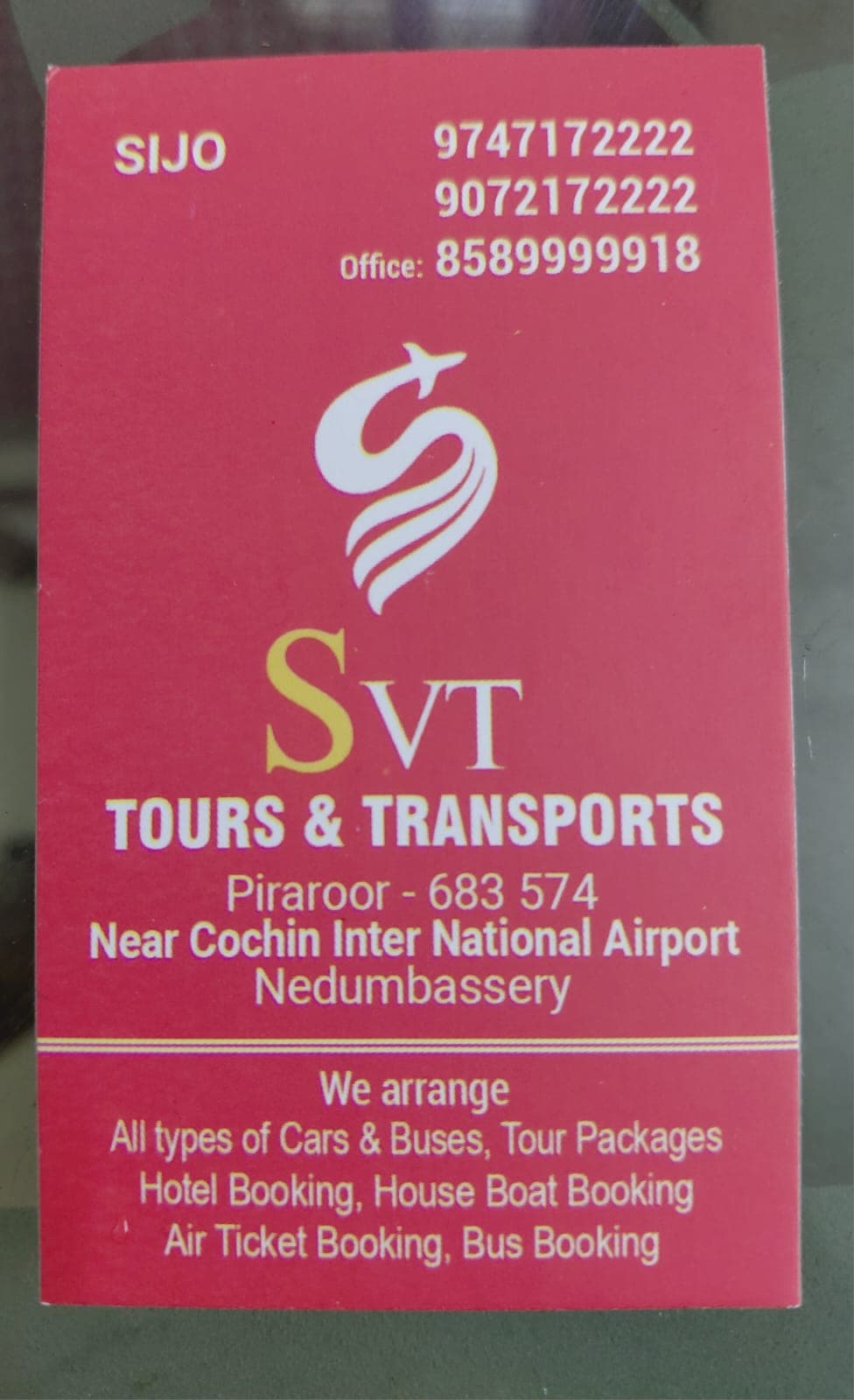 Svt TOURS AND TRANSPORTS