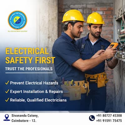 MAHI BEST TOP ELECTRICIAN & PLUMBER WORKS