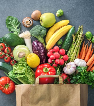 Garden Fresh Vegetable And Fruits