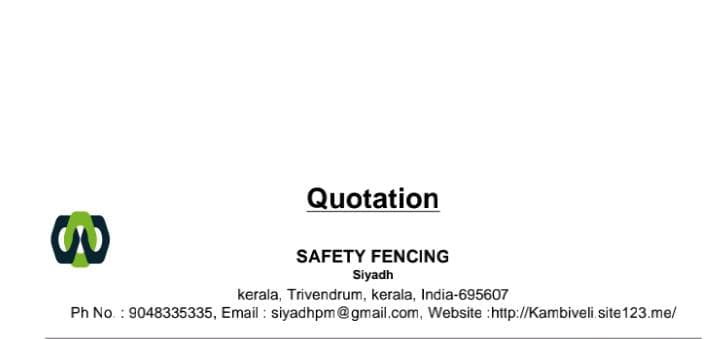 Safety Fencing